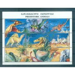 Georgia 1995 - Y & T n. 130/38 - Fauna preistorica (Michel n. 143/51)