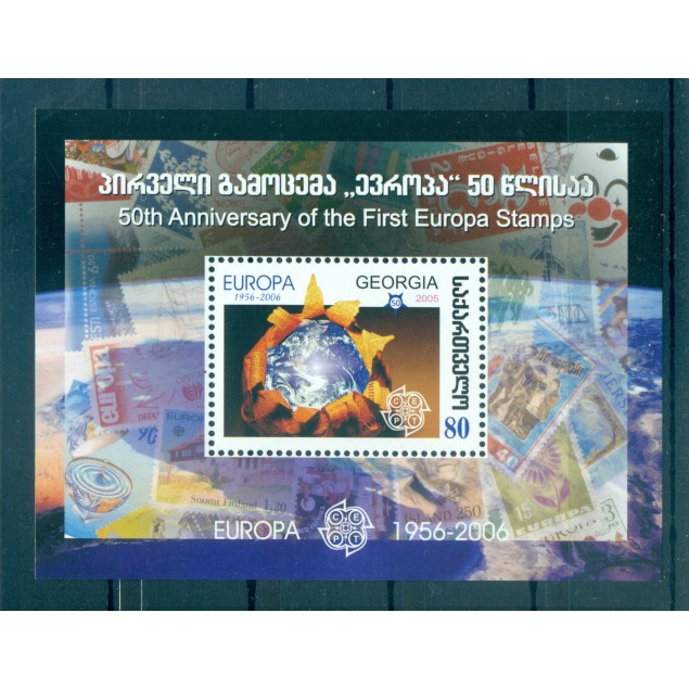 Georgia 2006 - Y & T sheet n. 38 - "Europa"  stamps (Michel sheet n. 38 A)