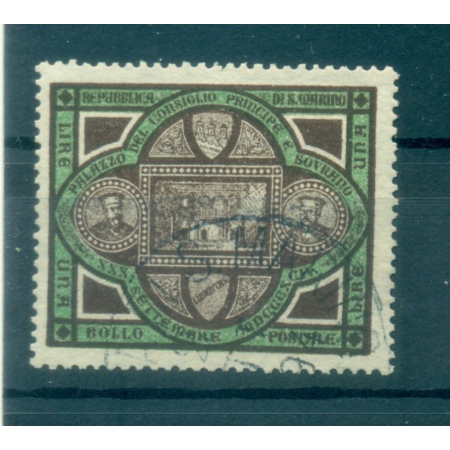 San Marino 1894 - Y & T  n. 25 - Government Palace (Michel n. 25)