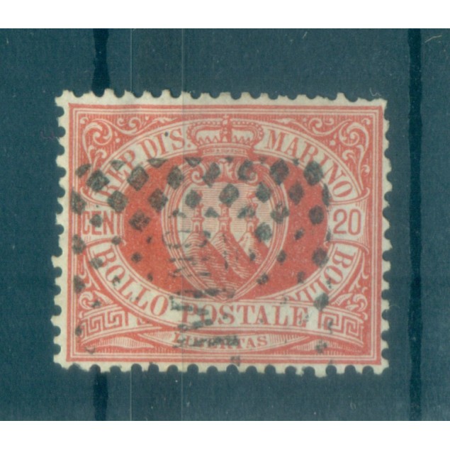 San Marino 1877-90 - Y & T  n. 4 - Serie ordinaria (Michel n. 3)