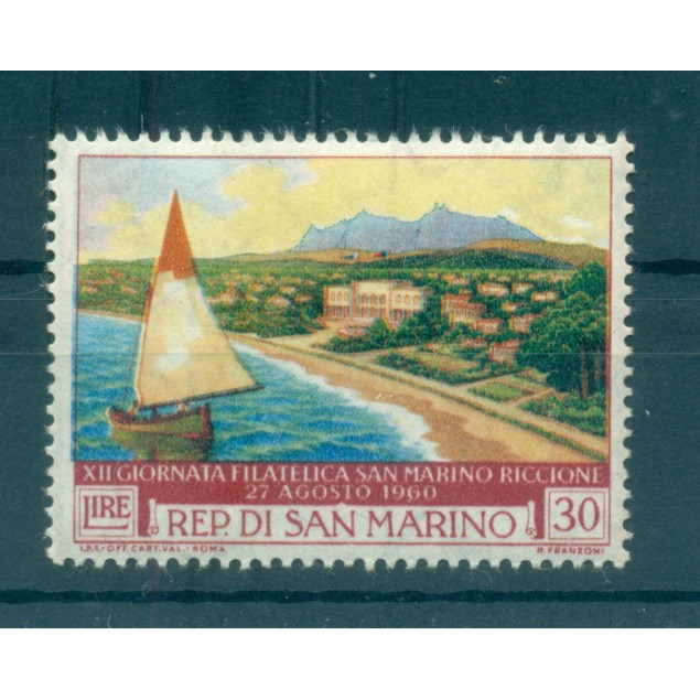 San Marino 1960 - Y & T  n. 504 - Giornata filatelica San Marino - Riccione (Michel n. 665)