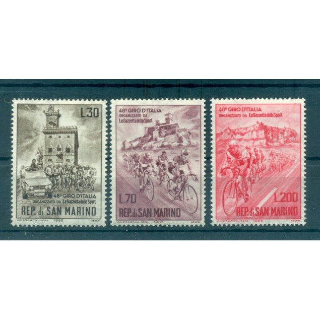 San Marino 1965 - Y & T  n. 642/44 - Giro d'Italia (Michel n. 830/32)