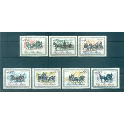 San Marino 1969 - Y & T   n. 736/42 - Horse-drawn carriages (Michel  n. 929/35)