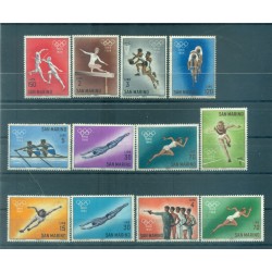 San Marino 1964 - Y & T  n. 615/26 - Giochi olimpici di Tokyo (Michel n. 802/13)