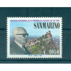 Saint-Marin 1984 - Y & T  n. 1097 - Président Sandro Pertini (Michel n. 1303)