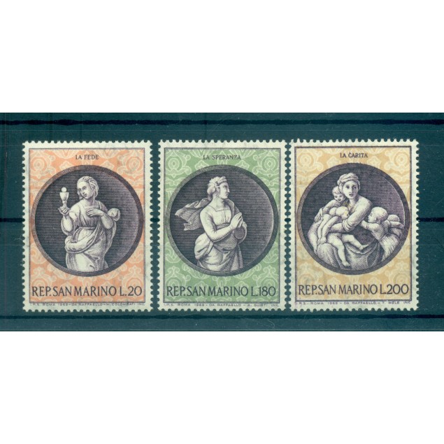 Saint-Marin 1969 - Y & T  n. 746/48 - Noël (Michel n. 939/41)