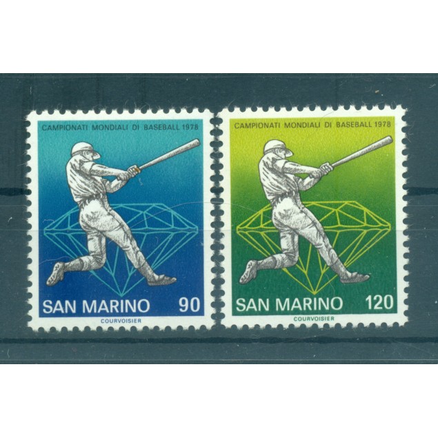 Saint-Marin 1978 - Y & T  n. 958/59 - Base-ball (Michel n. 1154/55)