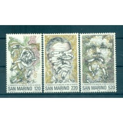 Saint-Marin 1980 - Y & T  n. 1006/08 - Campagne antitabac (Michel n. 1206/08)