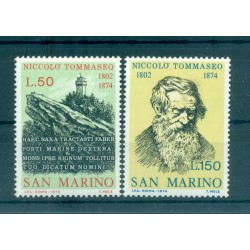 Saint-Marin 1974 - Y & T  n. 883/84 - Niccolo Tommaseo (Michel n. 1080/81)