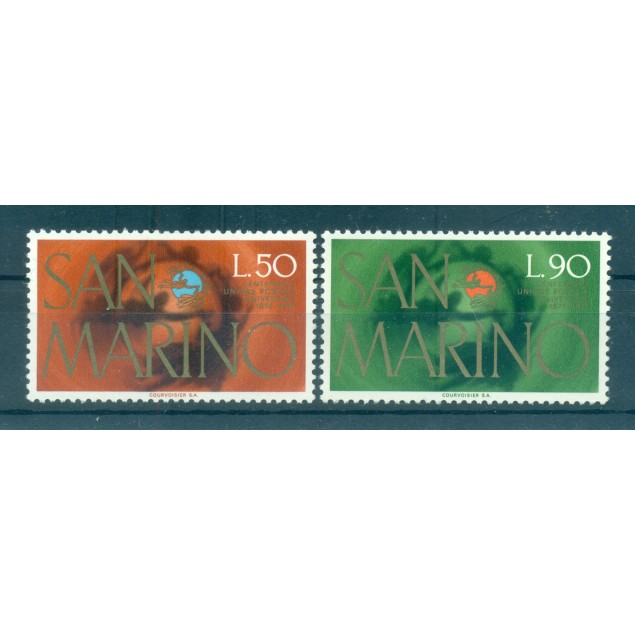 Saint-Marin 1974 - Y & T  n. 881/82 - U.P.U. (Michel n. 1075/76)