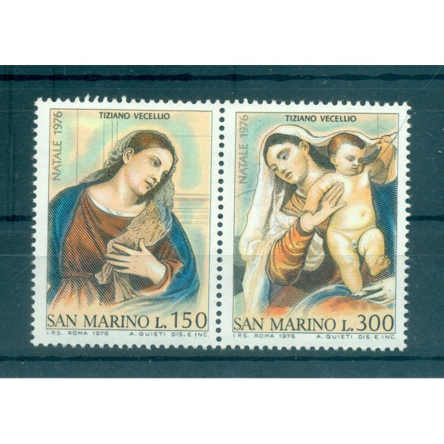 San Marino 1976 - Y & T  n. 928/29 - Natale (Michel n. 1125/26)