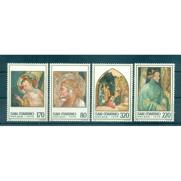 San Marino 1979 - Y & T  n. 1000/03 - Christmas (Michel n. 1201/04)