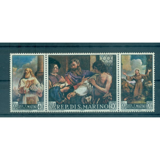 Saint-Marin 1967 - Y & T  n. 694/96 - Guercino (Michel n. 887/89)