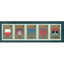 San Marino 1974 - Y & T  n. 876/80 - Balestra (Michel n. 1070/74)