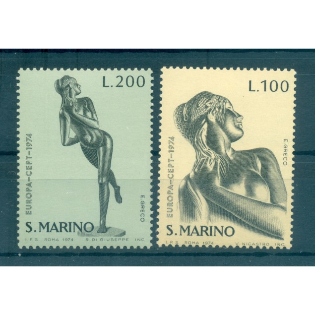 San Marino 1974 - Y & T  n. 873/74 - Europa (Michel n. 1067/68)