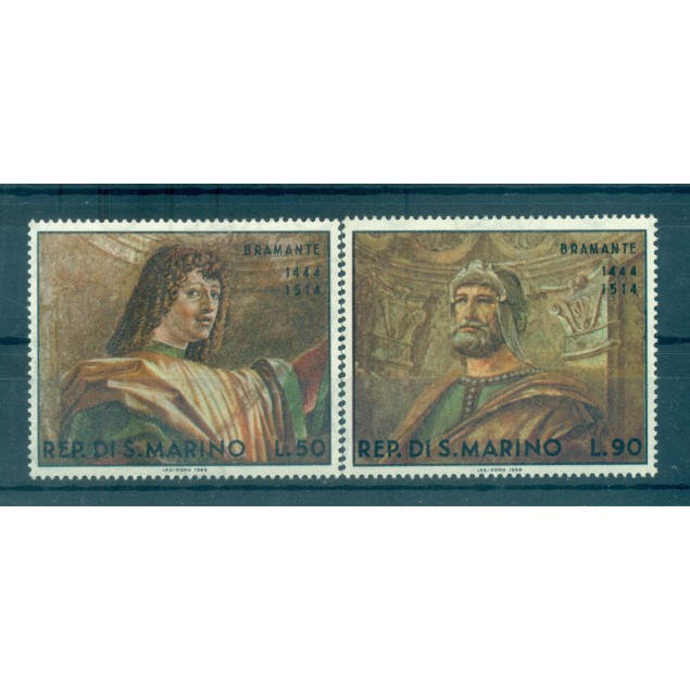 San Marino 1969 - Y & T  n. 734/35 - Bramante (Michel n. 927/28)