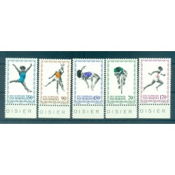 Saint-Marin 1980 - Y & T  n. 1013/17 - Jeux olympiques de Moscou (Michel n. 1214/18)