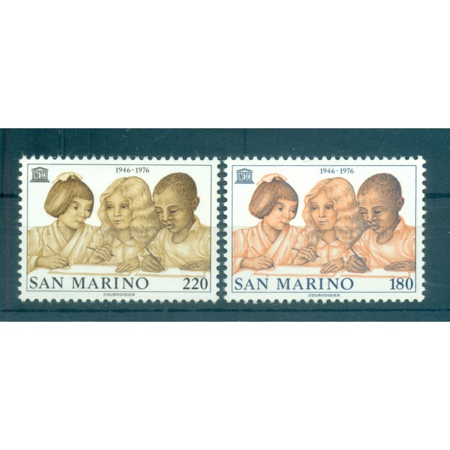 San Marino 1976 - Y & T  n. 925/26 - UNESCO (Michel n. 1123/24)