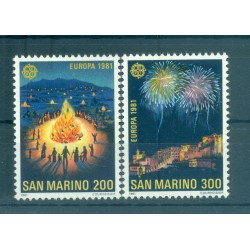 Saint-Marin 1981 - Y & T  n. 1024/25 - Europa (Michel n. 1225/26)