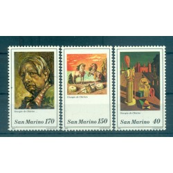 San Marino 1979 - Y & T  n. 997/99 - Giorgio de Chirico (Michel n. 1198/1200)