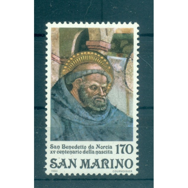 San Marino 1980 - Y & T  n. 1004 - San Benedetto da Norcia (Michel n. 1205)