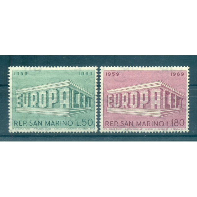 Saint-Marin 1969 - Y & T  n. 732/33 - Europa (Michel n. 925/26)