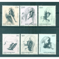 San Marino 1977 - Y & T  n. 935/40 - Civic virtues (Michel n. 1133/38)
