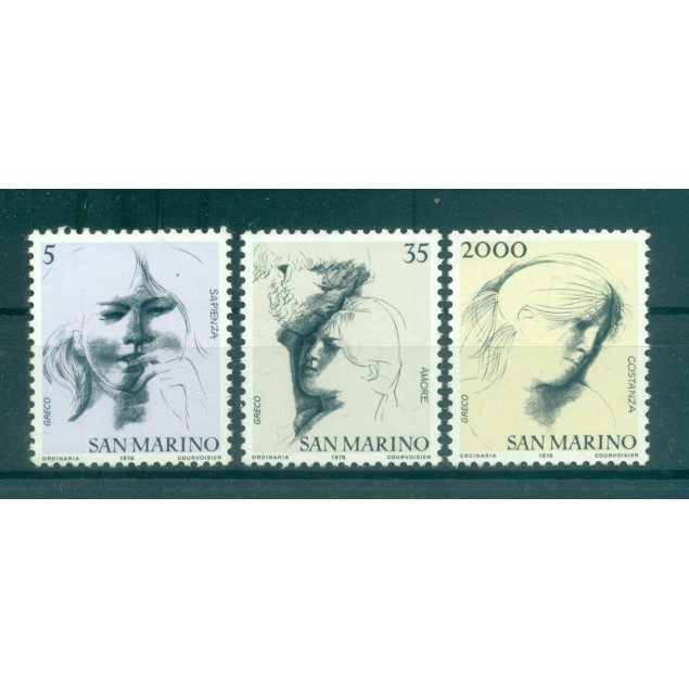 San Marino 1978 - Y & T  n. 964/66 - Civic virtues (Michel n. 1162/64)