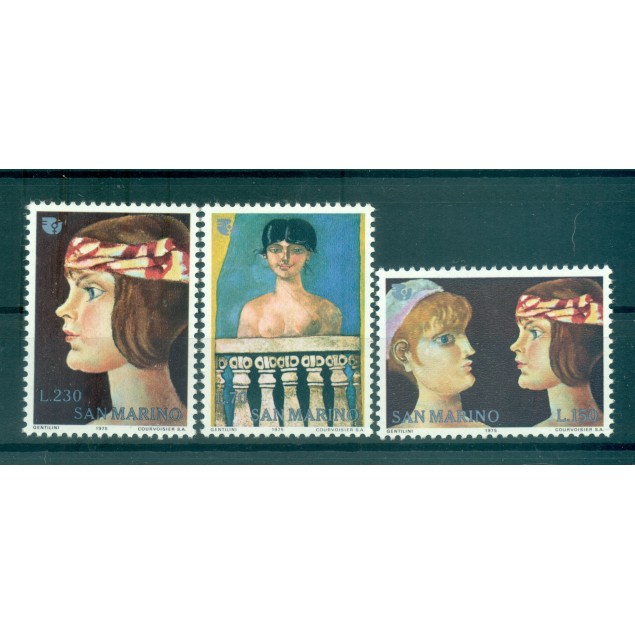 San Marino 1975 - Y & T  n. 902/04 - Anno della Donna (Michel n. 1099/1101)