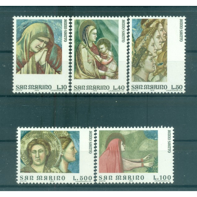 San Marino 1975 - Y & T  n. 893/97 - Jubilee (Michel n. 1090/94)