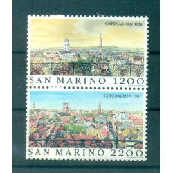 San Marino 1987 - Y & T  n. 1169/70 - Le più grandi città del mondo (Michel n. 1375/76)