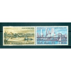 San Marino 1973 - Y & T  n. 831/32 - The world's largest cities (Michel n. 1025/26)