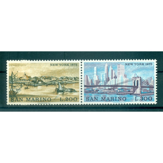 San Marino 1973 - Y & T  n. 831/32 - Le più grandi città del mondo (Michel n. 1025/26)