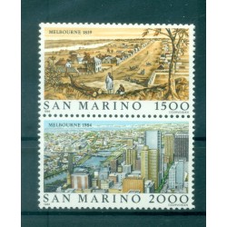 Saint-Marin 1984 - Y & T  n. 1095/96 - Les plus grandes villes du monde (Michel n. 1301/02)
