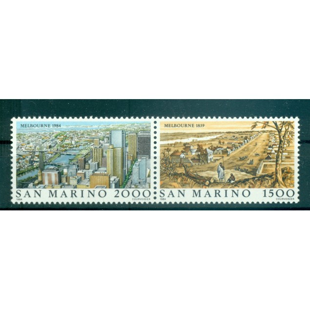 San Marino 1984 - Y & T  n. 1095/96 - The world's largest cities (Michel n. 1301/02)