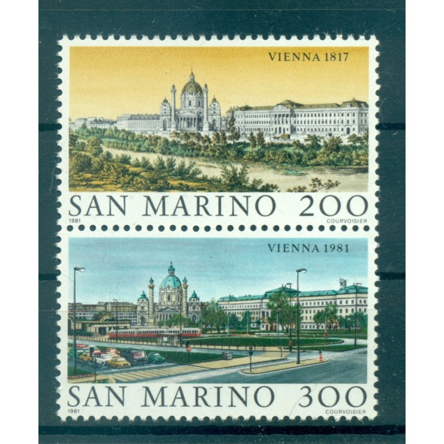 Saint-Marin 1981 - Y & T  n. 1027/28 - Les plus grandes villes du monde (Michel n. 1227/28)