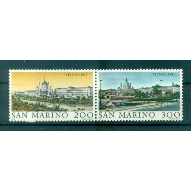 San Marino 1981 - Y & T  n. 1027/28 - The world's largest cities (Michel n. 1227/28)