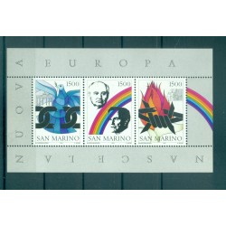 San Marino 1991 - Y & T  foglietto n. 17 - Nuova Europa (Michel foglietto n. 14)