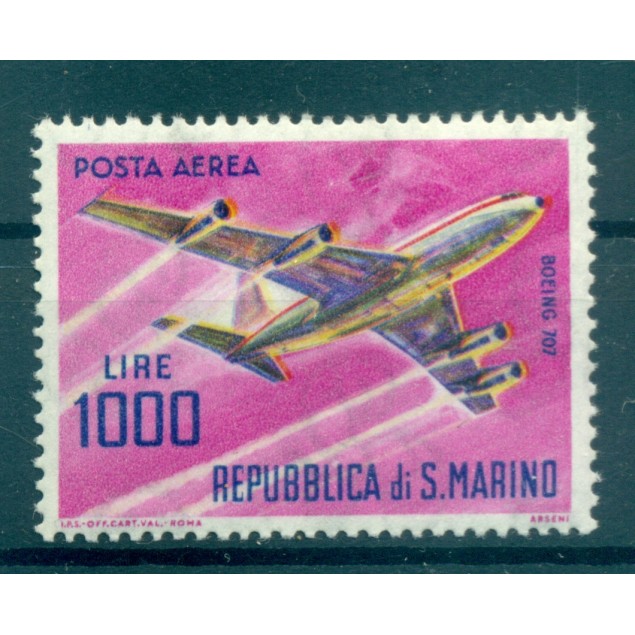 Saint-Marin 1963-65 - Y & T  n. 138 poste aérienne - Séie courante (Michel n. 801)