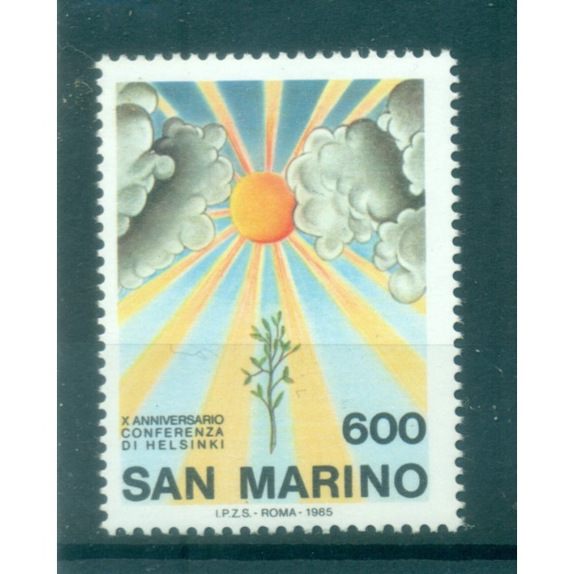San Marino 1985 - Y & T  n. 1118 - Conferenza di Helsinki (Michel n. 1323)