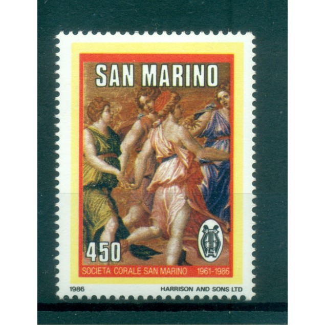 San Marino 1986 - Y & T  n. 1143 - Corale San Marino (Michel n. 1349)