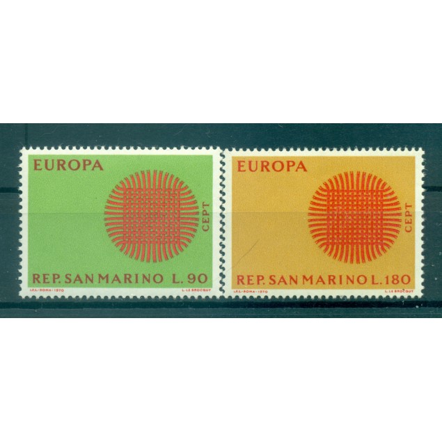 Saint-Marin 1970 - Y & T  n. 762/63 - Europa (Michel n. 955/56)