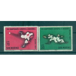 San Marino 1964 - Y & T  n. 637/38 - Baseball (Michel n. 824/25)