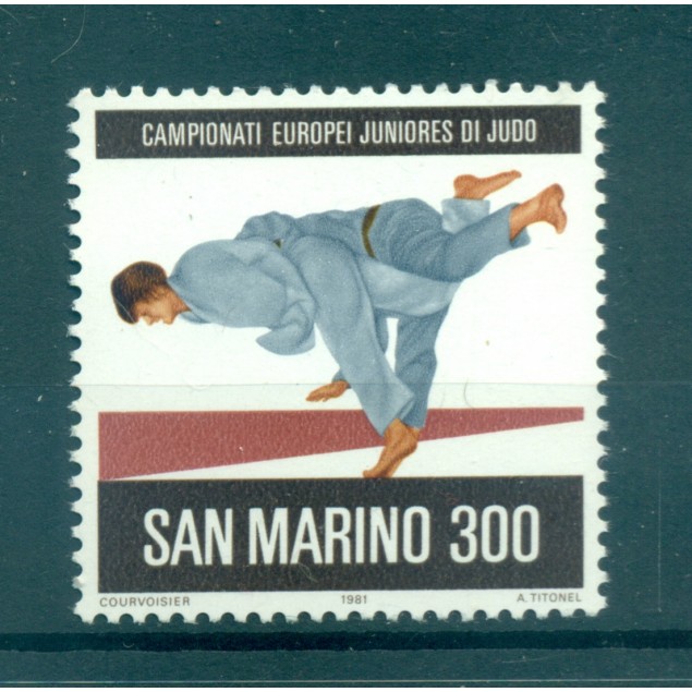 Saint-Marin 1981 - Y & T  n. 1033 - Championnats de judo (Michel n. 1240)