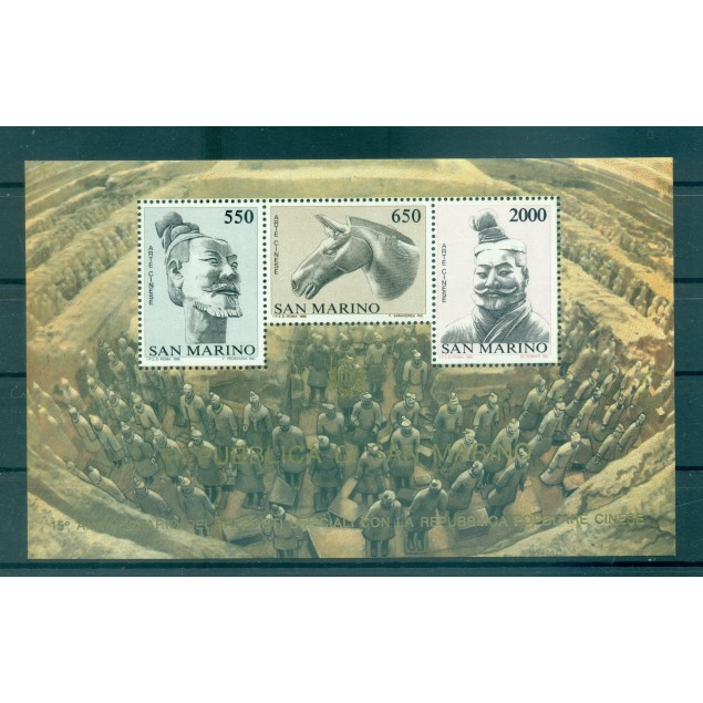 San Marino 1986 - Y & T  feuillet n. 13 - San marino - China (Michel feuillet n. 10)