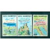 San Marino 1990 - Y & T  n. 1229/31 - European Year of Tourism (Michel n. 1435/37)