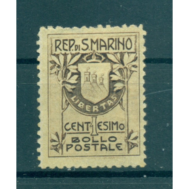 Saint-Marin 1907 - Y & T  n. 47 - Armoiries (Michel n. 47 I)