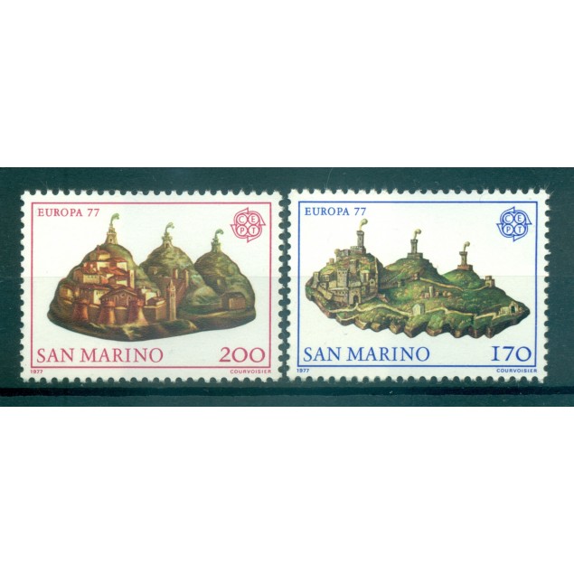 Saint-Marin 1977 - Y & T  n. 933/34 - Europa (Michel n. 1131/32)
