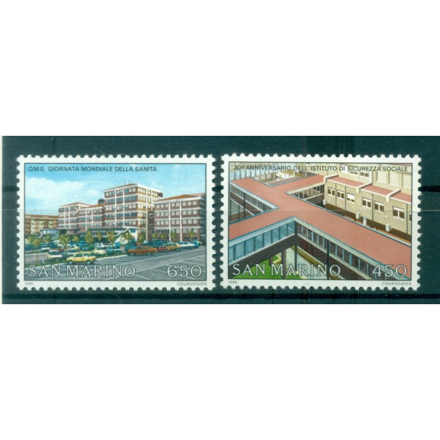 San Marino 1986 - Y & T  n. 1129/30 - I.S.S. (Michel n. 1335/36)