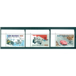 Saint-Marin 1987 - Y & T  n. 1150/52 - Competitions automobiles (Michel n. 1356/58)